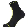 Sealskinz Wp Warm Weather Hydrostop Socken, Black / neon yellow