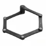 Seatylock Foldylock Faltschloss, Black, 850mm