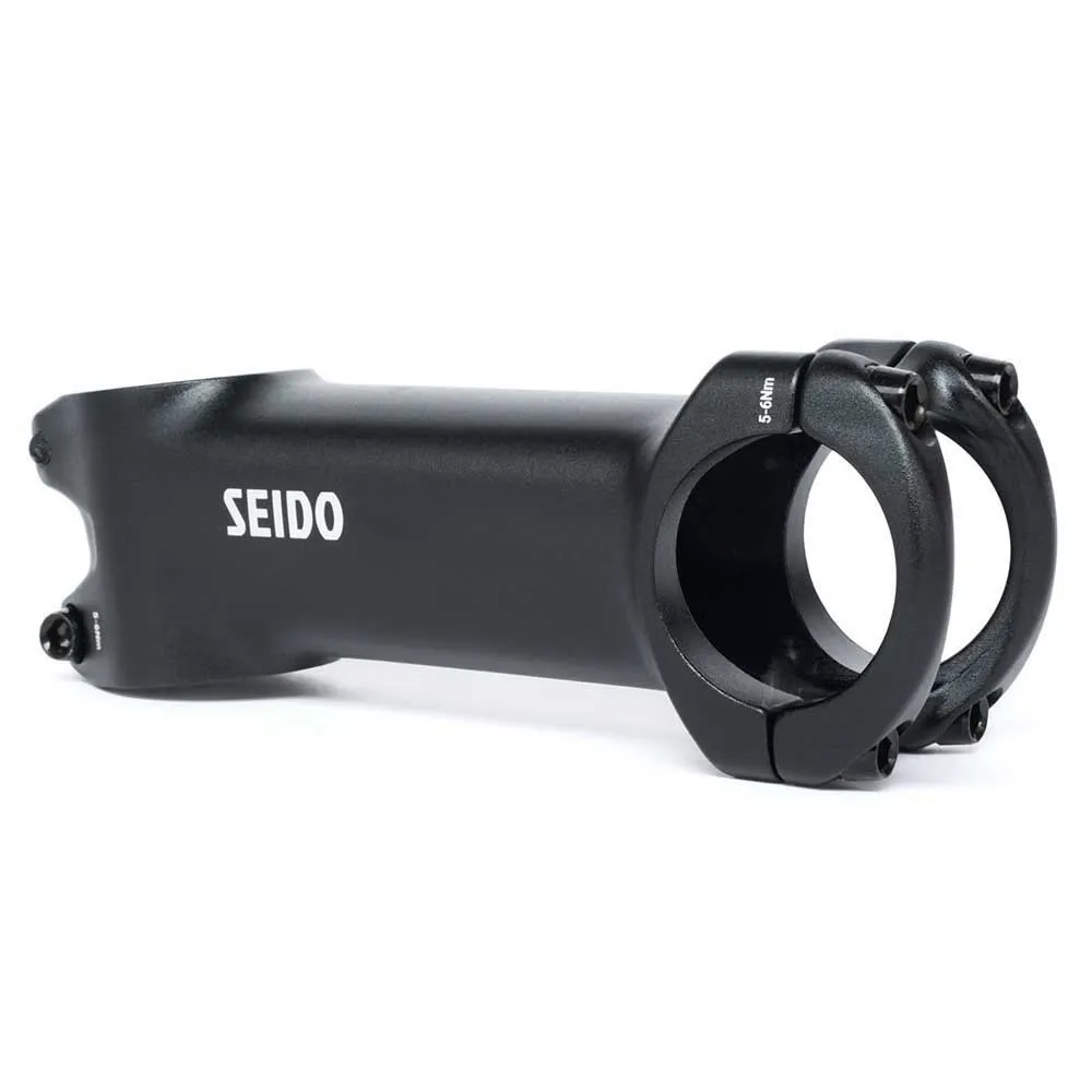 SEIDO Meander 31.8 Mm Fahrradvorbau, Black, 110mm, 6º SEIDO Meander 31.8 Mm Fahrradvorbau, Black, 110mm, 6º