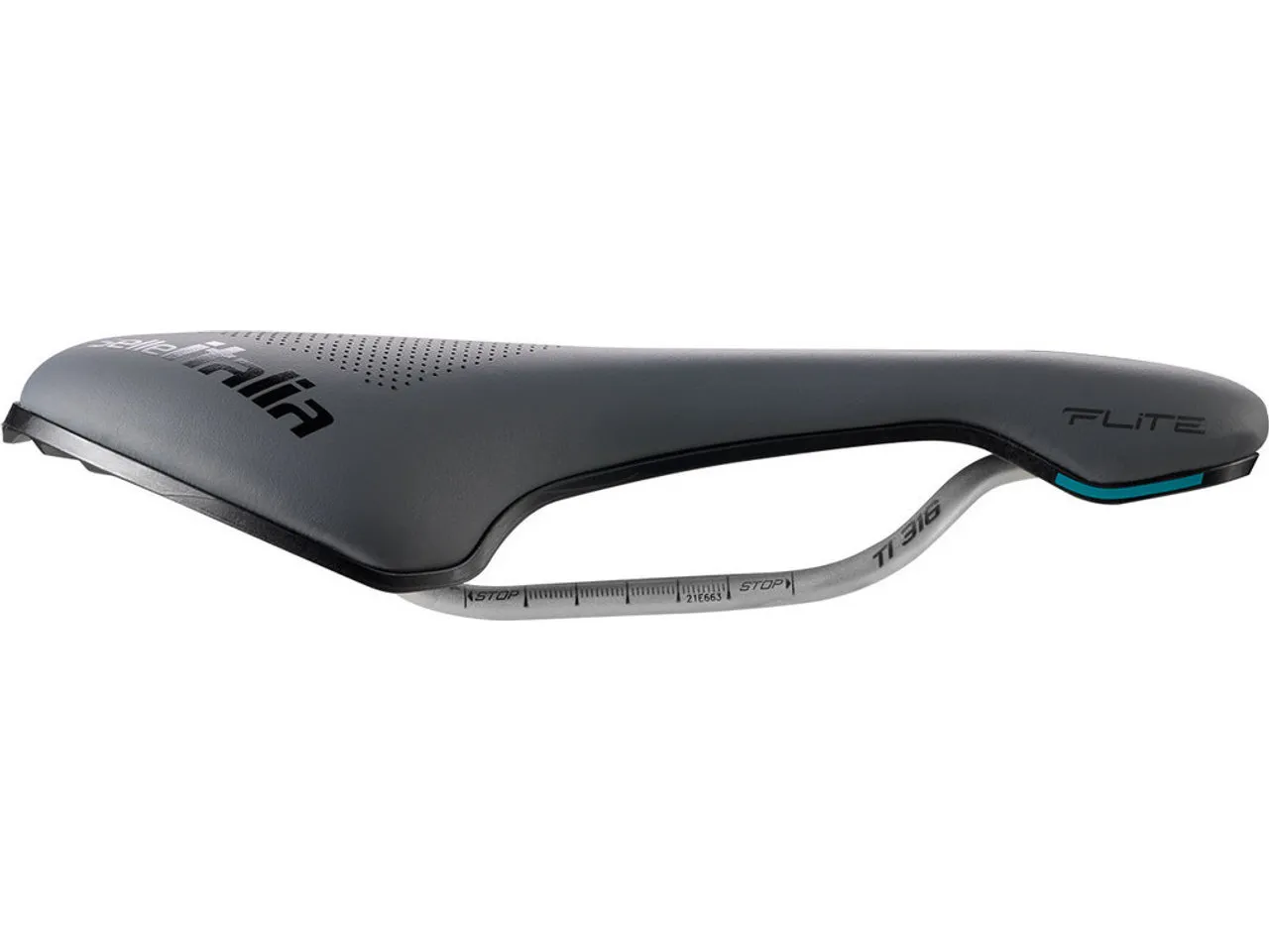 Selle Italia Flite Boost Gravel TI Superflow Sattel, Black, 145mm