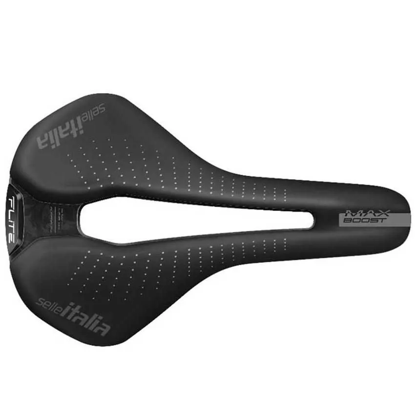 Selle Italia Max Flite Boost Gel Ti365 Superflow Sattel, Black, 155mm Selle Italia Max Flite Boost Gel Ti365 Superflow Sattel, Black, 155mm