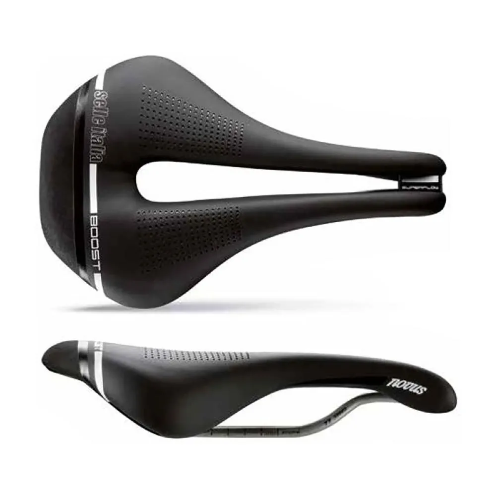 Selle Italia Max Novus Boost Superflow Sattel, Black, 160mm Selle Italia Max Novus Boost Superflow Sattel, Black, 160mm