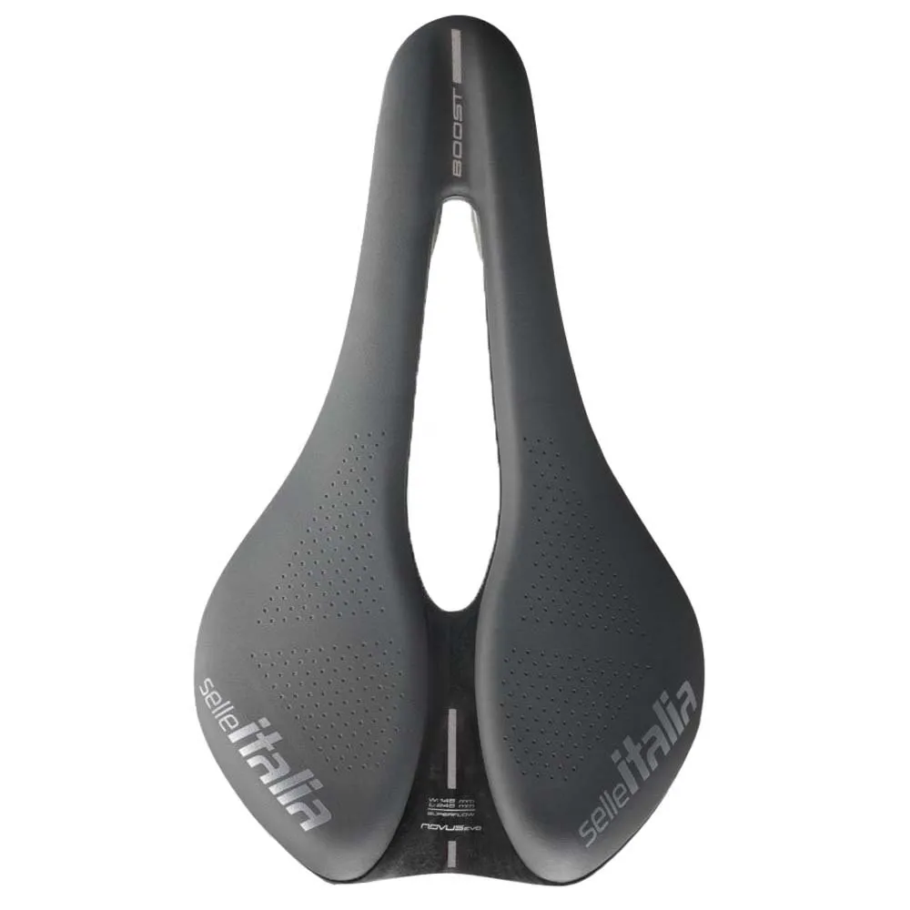 Selle Italia Max Novus Evo Boost Ti316 Superflow Sattel, Black, 160mm Selle Italia Max Novus Evo Boost Ti316 Superflow Sattel, Black, 160mm