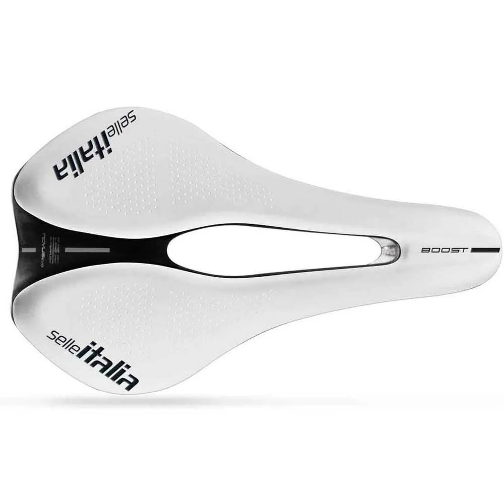 Selle Italia Novus Evo Boost Kc Sf L Crb Ltd Sattel, White, 145mm