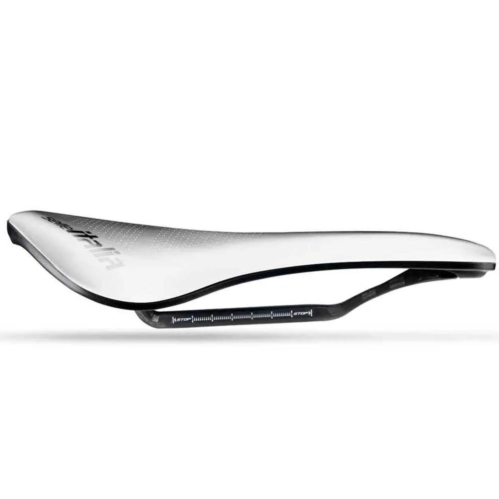 Selle Italia Novus Evo Boost Kc Sf L Crb Ltd Sattel, White, 145mm