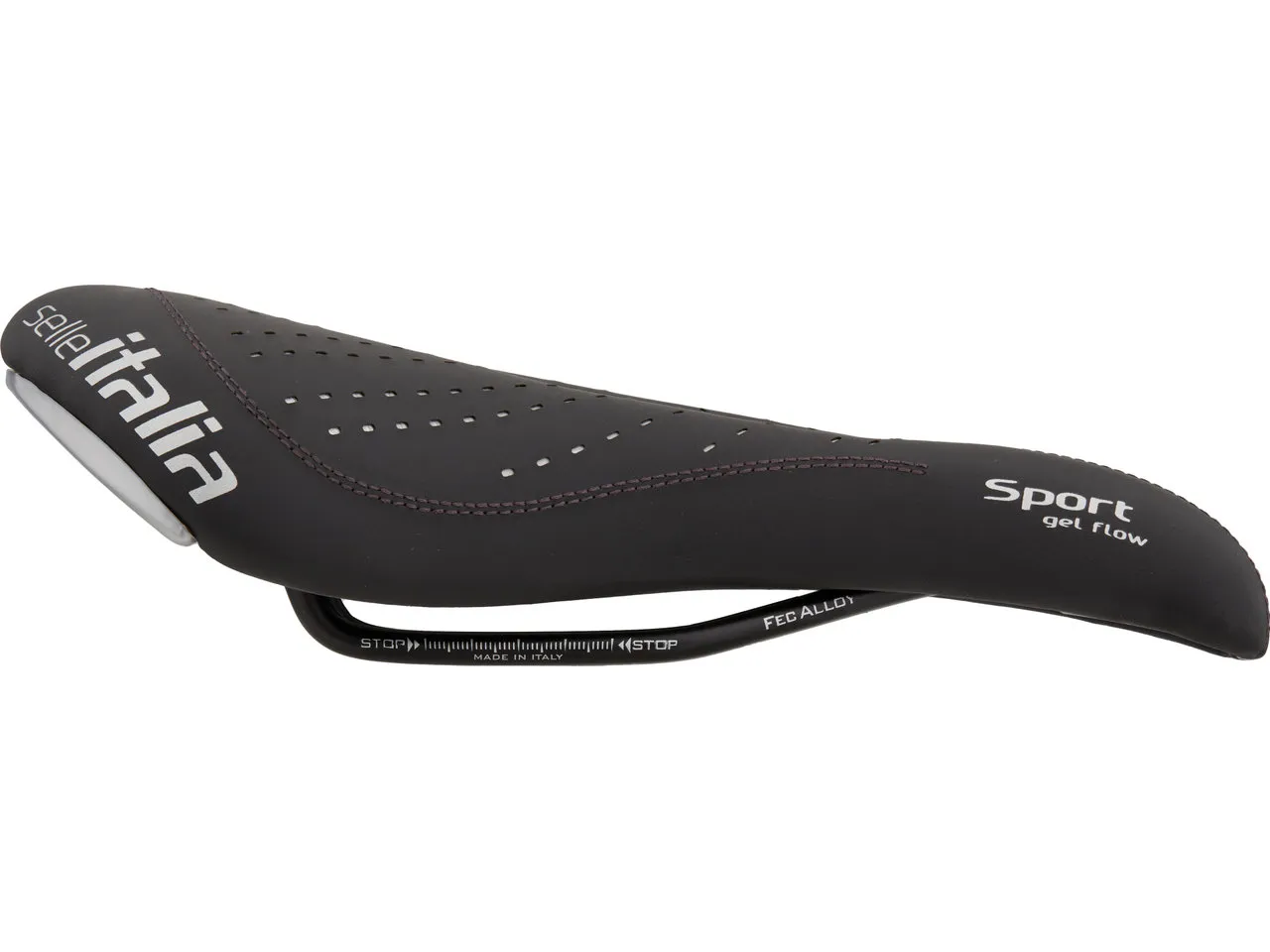 Selle Italia Sport Gel Flow Sattel, Schwarz, one_size Selle Italia Sport Gel Flow Sattel, Schwarz, one_size