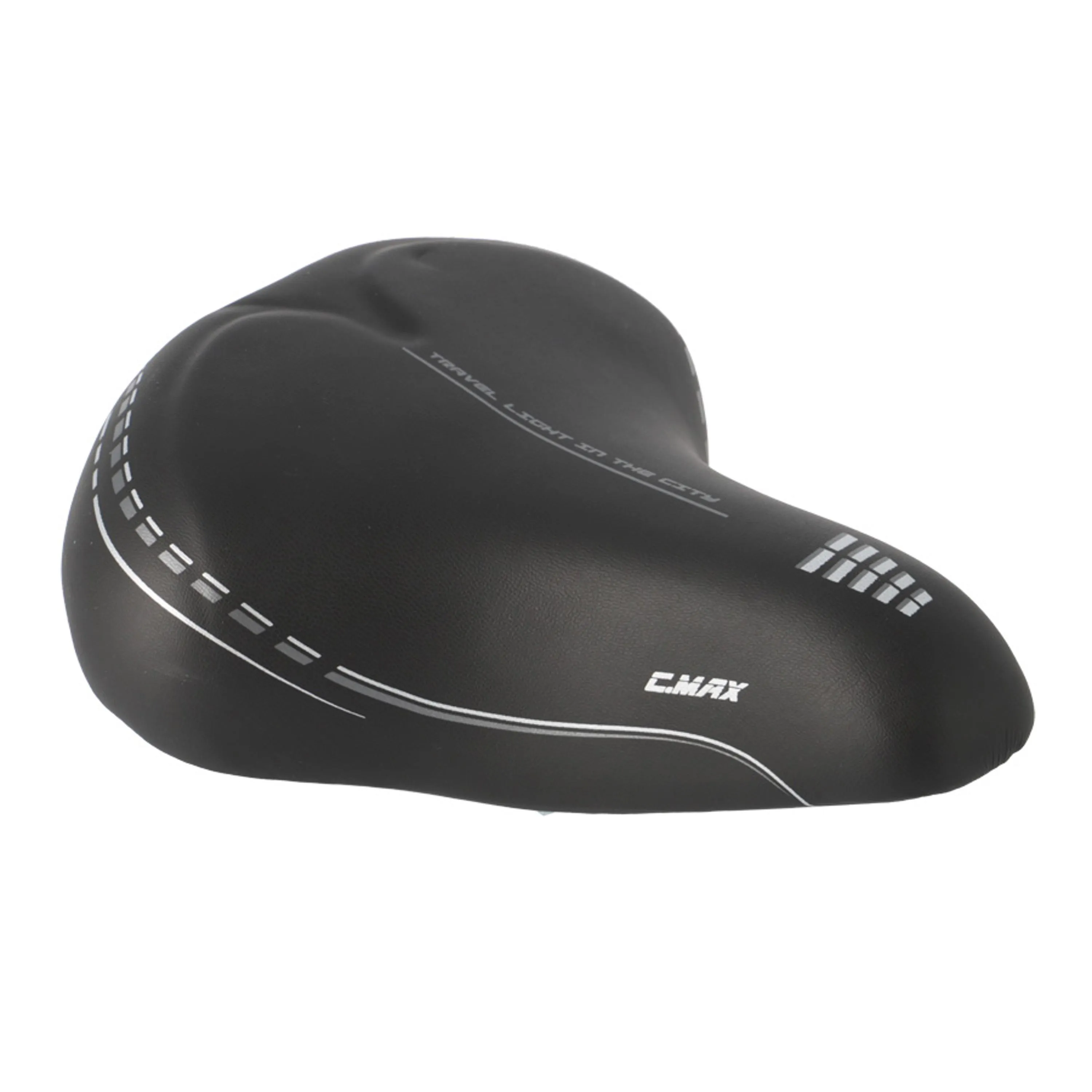 Selle Montegrappa Freizeitsattel 530 Max Comfort Unisex, schwarz, 265mm
