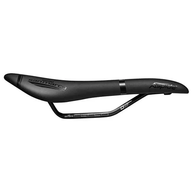 Selle San Marco Aspide Open-fit Dynamic Narrow Sattel, Black, 132mm Selle San Marco Aspide Open-fit Dynamic Narrow Sattel, Black, 132mm