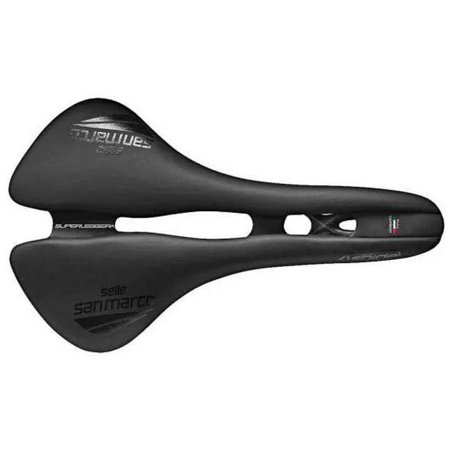 Selle San Marco Aspide Open-fit Superleggera Wide Sattel, Black, 141mm Selle San Marco Aspide Open-fit Superleggera Wide Sattel, Black, 141mm