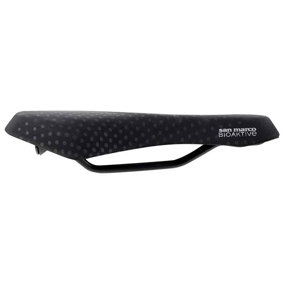 Selle San Marco Bioaktive Sportive Open-fit Gel Sattel, Black, 151mm Selle San Marco Bioaktive Sportive Open-fit Gel Sattel, Black, 151mm