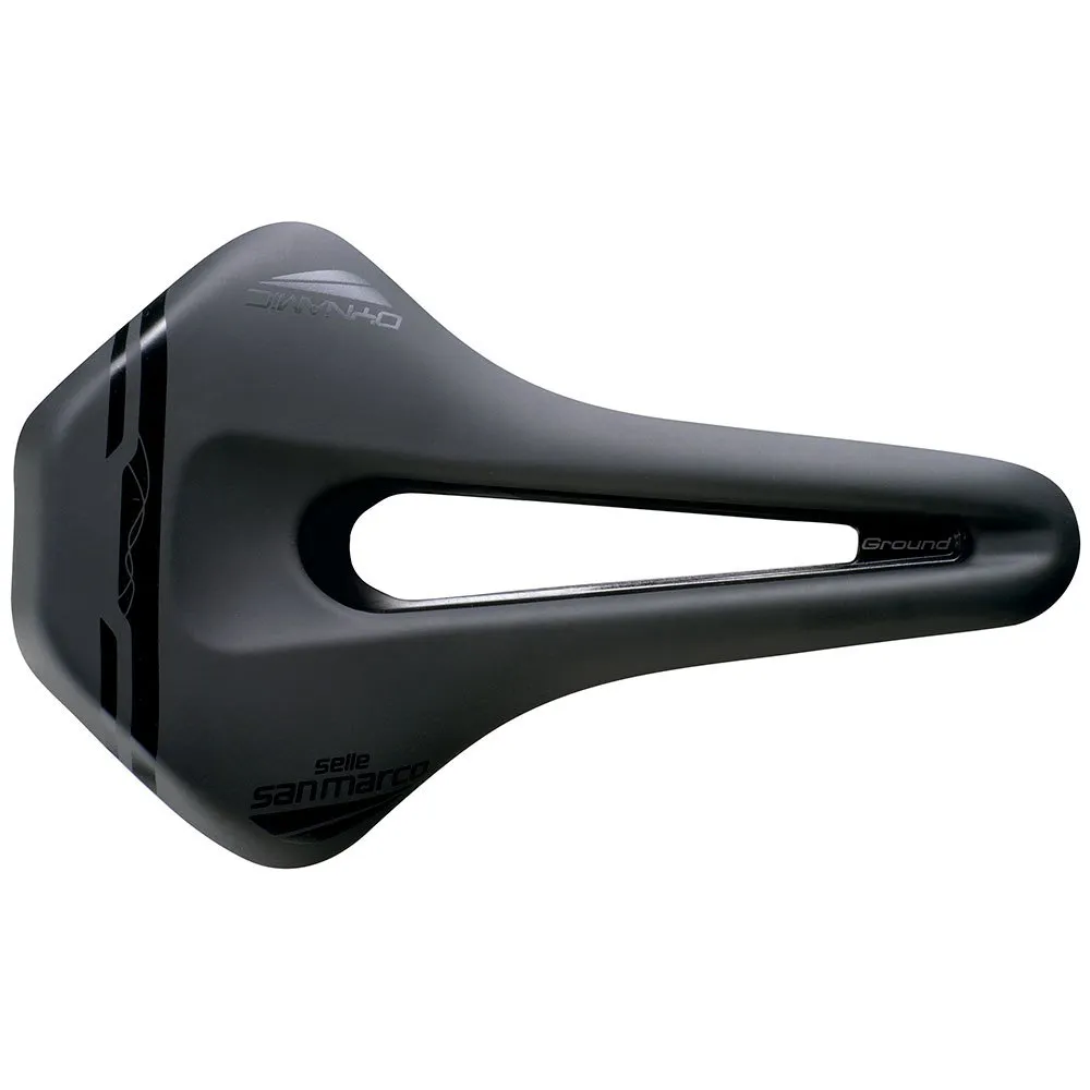 Selle San Marco Ground Short Dynamic Sattel, Black, 155mm Selle San Marco Ground Short Dynamic Sattel, Black, 155mm