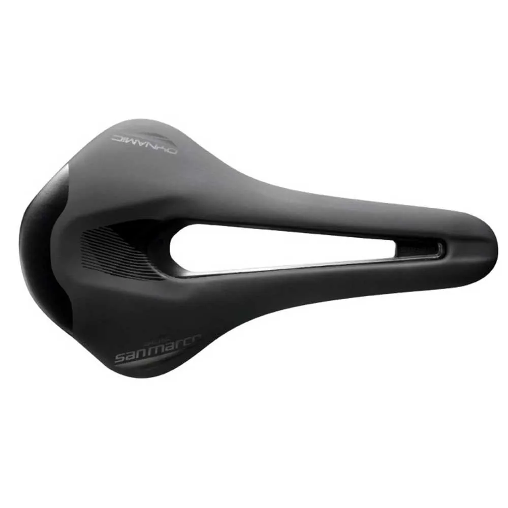 Selle San Marco Shortfit 2.0 Open-fit Dynamic Narrow Sattel, Black, 140mm