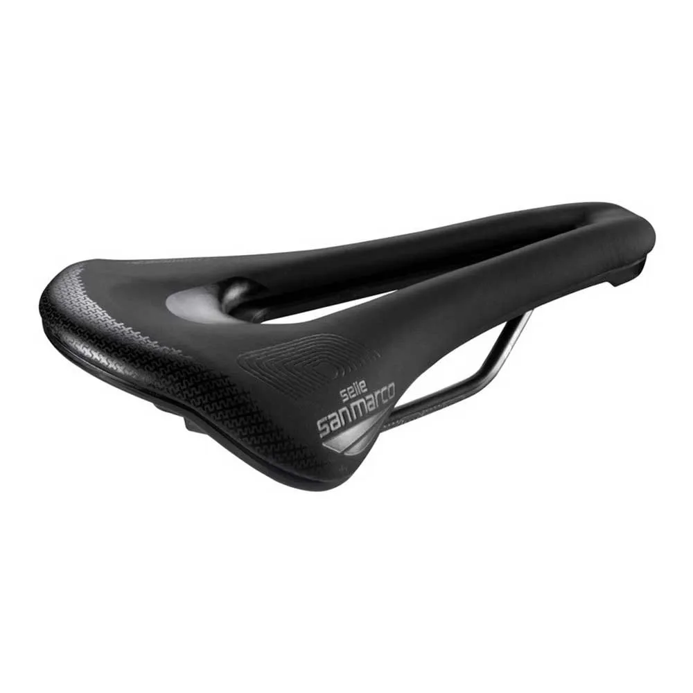 Selle San Marco Shortfit 2.0 Supercomfort Open-fit Racing Narrow Sattel Refurbished, Black, 140mm Selle San Marco Shortfit 2.0 Supercomfort Open-fit Racing Narrow Sattel Refurbished, Black, 140mm