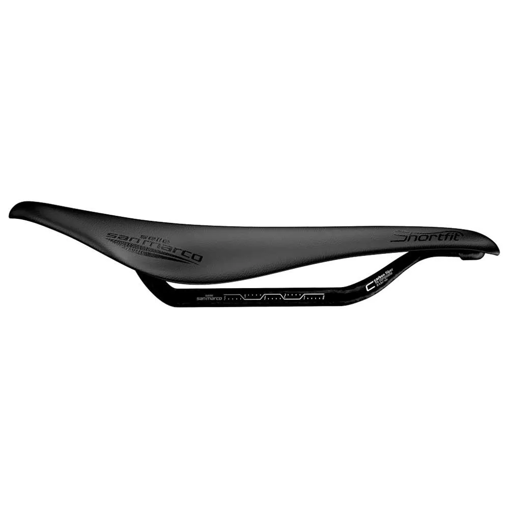 Selle San Marco Shortfit Open-fit Superleggera Sattel, Black, 144mm Selle San Marco Shortfit Open-fit Superleggera Sattel, Black, 144mm