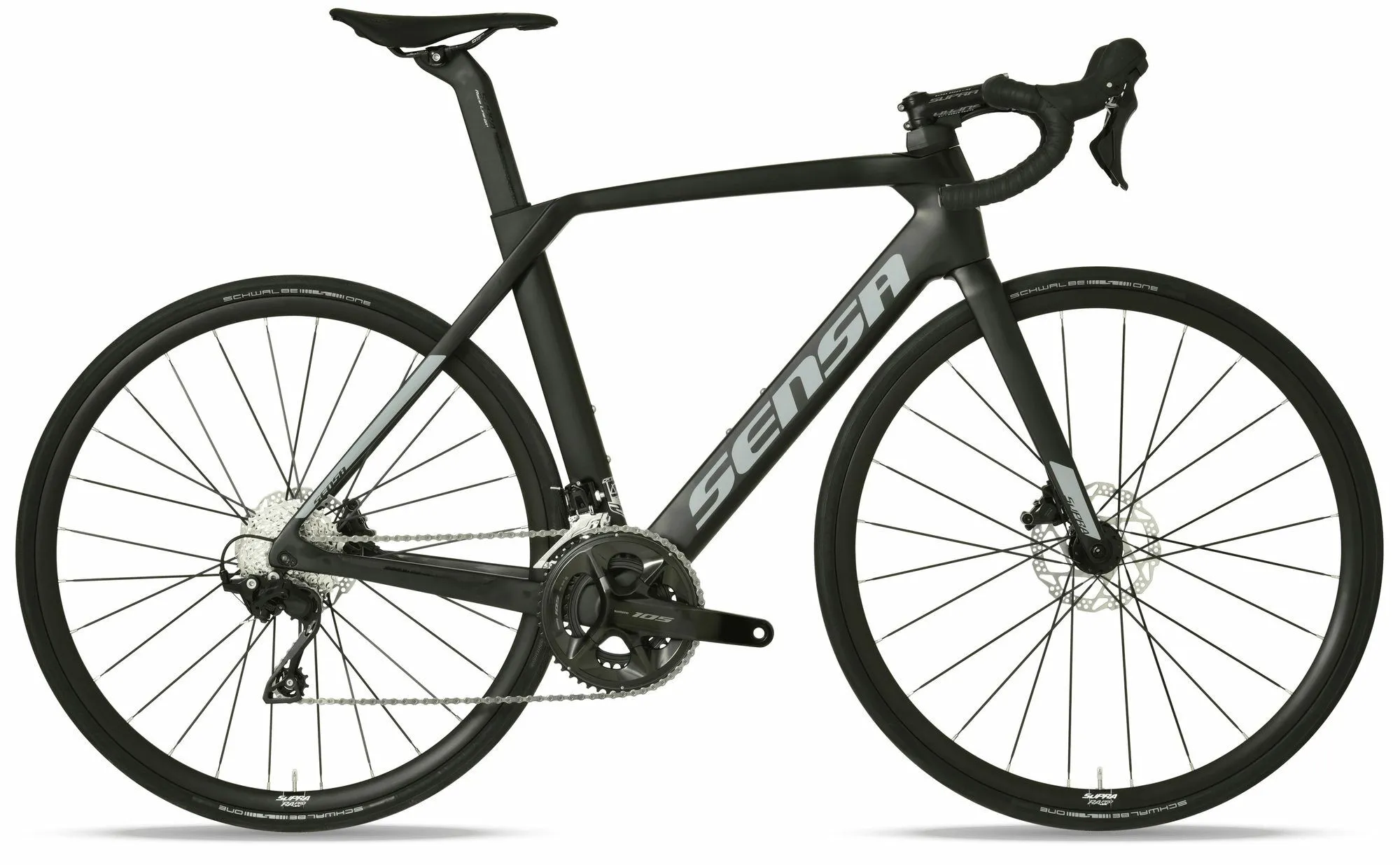 Sensa Giulia Evo Integrale 105 Matt Black 28" Diamant Sensa Giulia Evo Integrale 105 Matt Black 28" Diamant