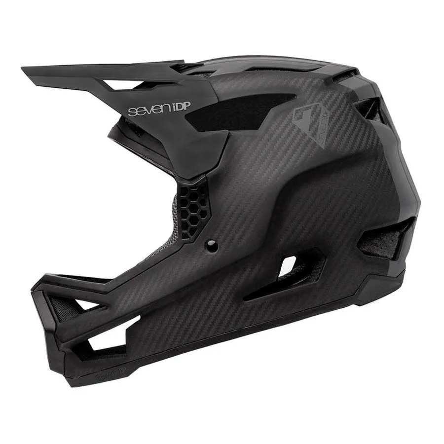 Seven IDP Project 23 Carbon Downhillhelm, Raw carbon / gloss grey Seven IDP Project 23 Carbon Downhillhelm, Raw carbon / gloss grey