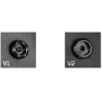 Seven IDP Project 23 Carbon/gf V1 Replacement Wangenpolster, Black