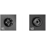 Seven IDP Project 23 Carbon/gf V2 Replacement Wangenpolster, Black
