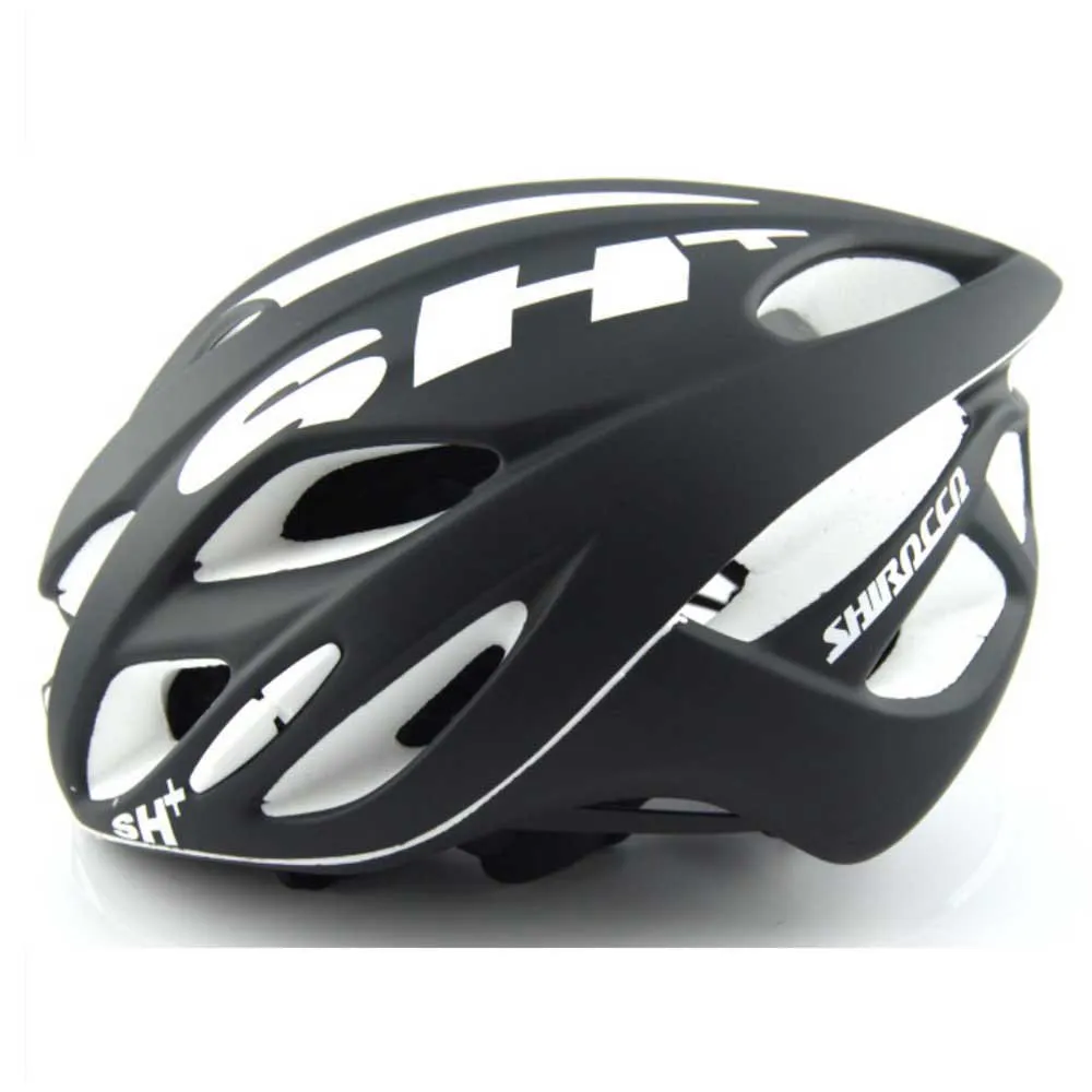 Sh+ Shirocco S-tech Helm, Black / white matt Sh+ Shirocco S-tech Helm, Black / white matt