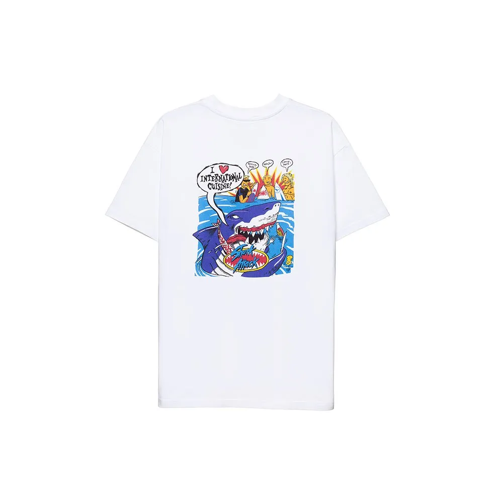 Shark Attack International Cuisine Kurzarm-t-shirt male Shark Attack International Cuisine Kurzarm-t-shirt male
