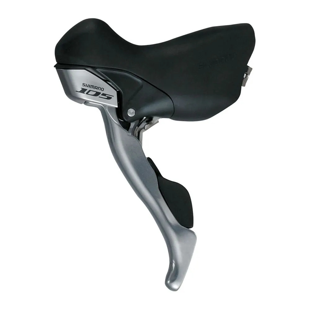 Shimano 105 5700 Linker Bremshebel Mit Schalthebel, Black, 2s Shimano 105 5700 Linker Bremshebel Mit Schalthebel, Black, 2s