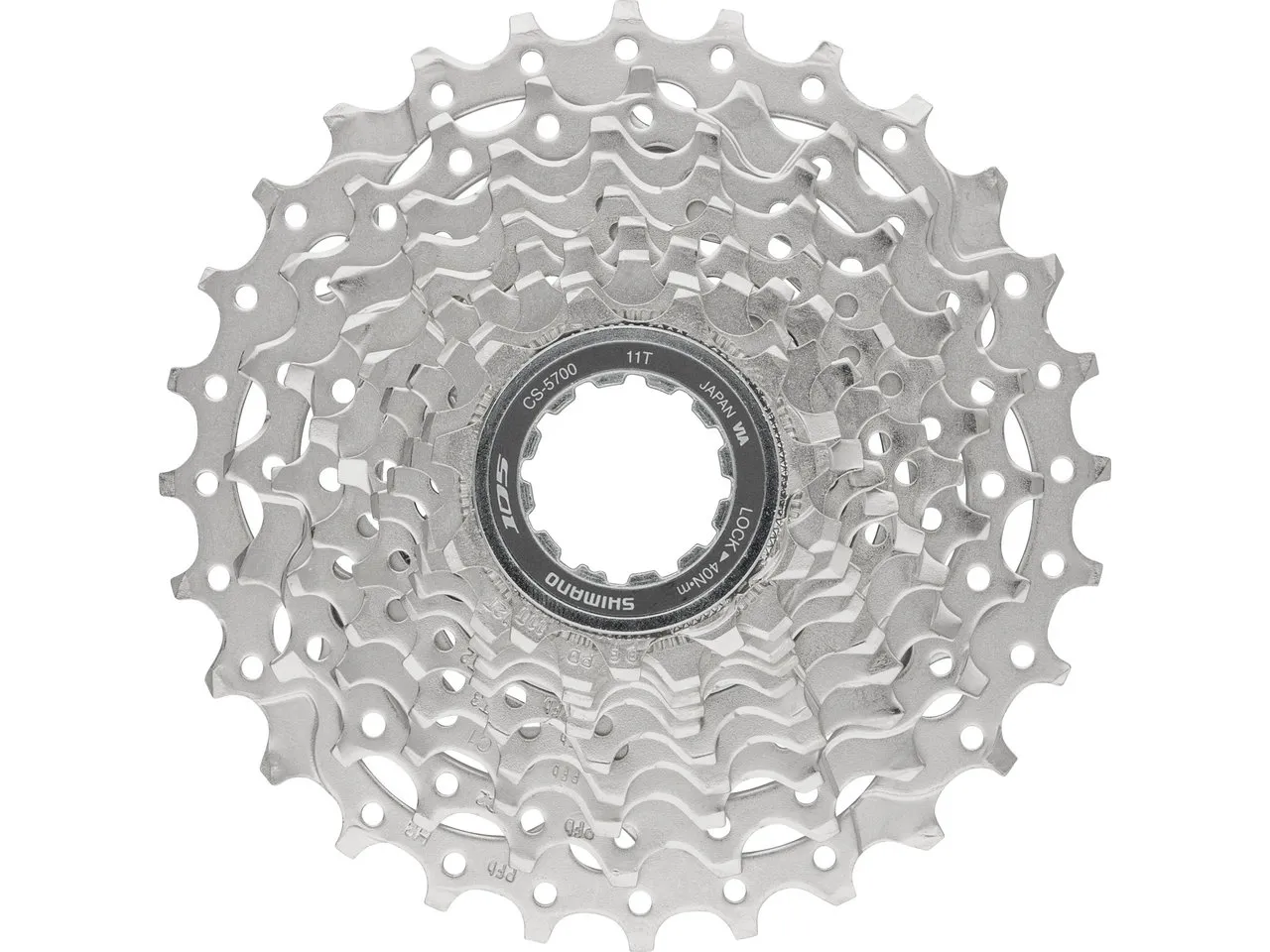 Shimano 105 Kassette CS-5700 10-fach Shimano 105 Kassette CS-5700 10-fach