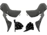 Shimano 105 v+h Set BR-R7070 + ST-R7025 Scheibenbremse, Schwarz, Satz (VR + HR)