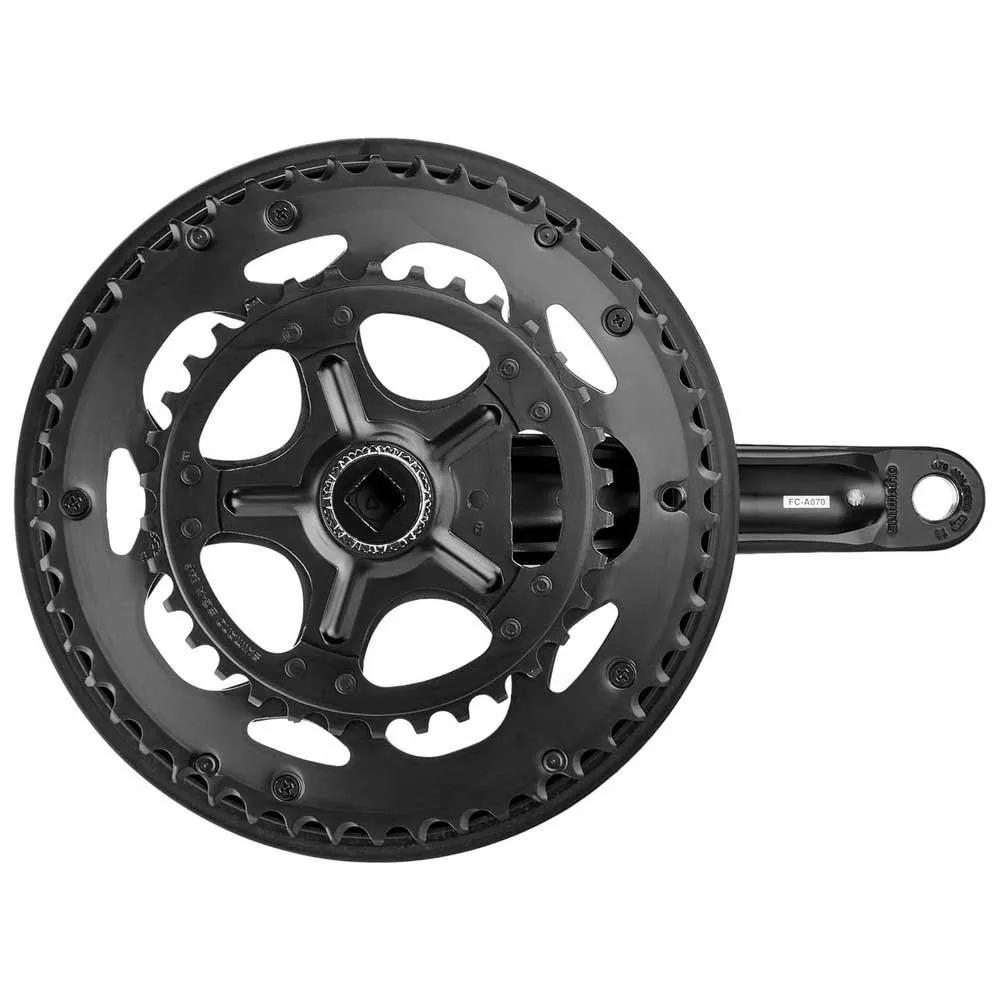 Shimano A070 Kurbelgarnitur, Black, 170mm, 50-34t Shimano A070 Kurbelgarnitur, Black, 170mm, 50-34t