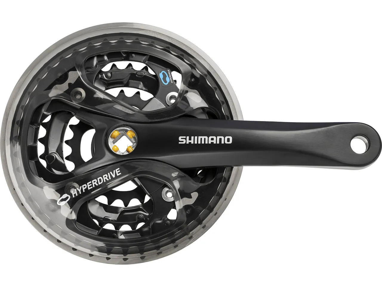 Shimano Acera Kurbelgarnitur FC-M361 Vierkant mit Kettenschutzring Shimano Acera Kurbelgarnitur FC-M361 Vierkant mit Kettenschutzring