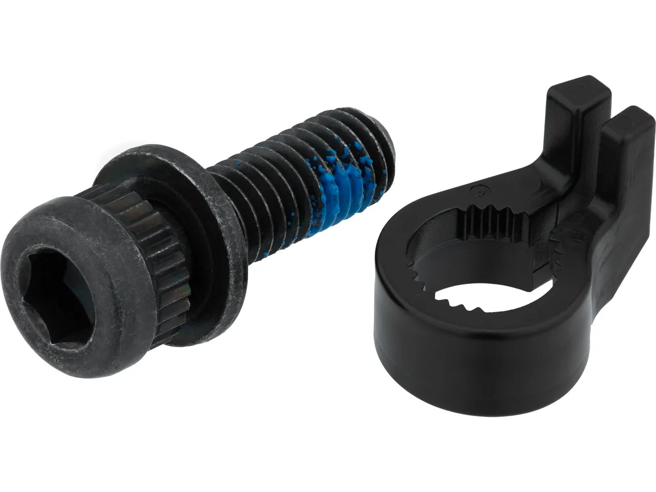 Shimano Adapter-Befestigungsschraube M6 x 18,7 für Bremssättel mit Stop-Ring, One_size Shimano Adapter-Befestigungsschraube M6 x 18,7 für Bremssättel mit Stop-Ring, One_size