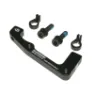 Shimano Adapter MTB-Scheibenbremse auf internationale Gabel Post Mount Unisex, schwarz, 203mm