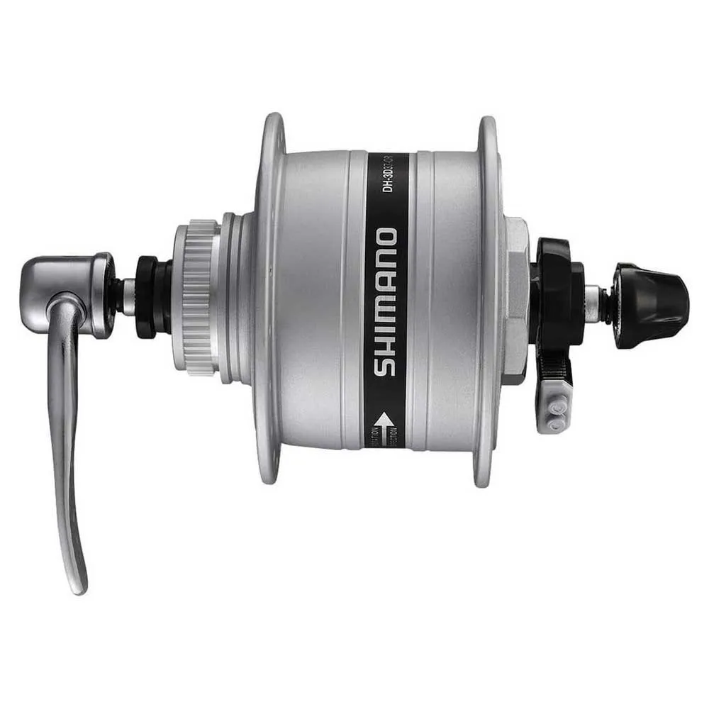 Shimano Adh3d373w Cl Disc Vorderradnabe, Silver, 36H, 100mm Shimano Adh3d373w Cl Disc Vorderradnabe, Silver, 36H, 100mm