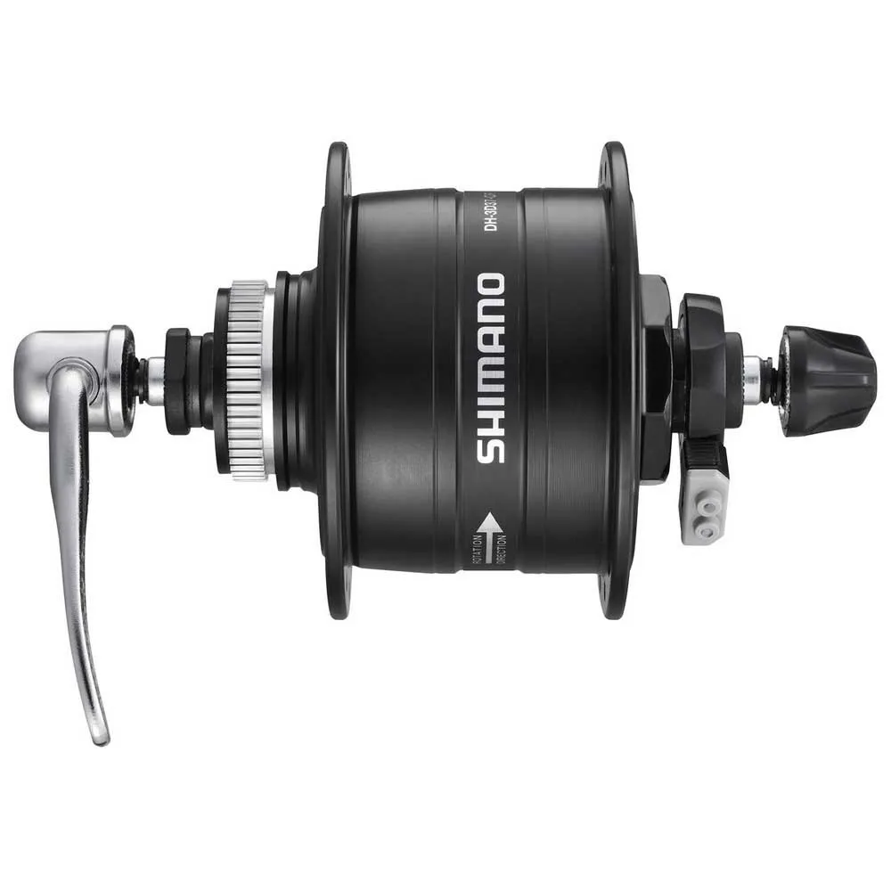 Shimano Alfine 3d37 Dynamo Vorderradnabe, Black, 36H, 9 x 100mm Shimano Alfine 3d37 Dynamo Vorderradnabe, Black, 36H, 9 x 100mm