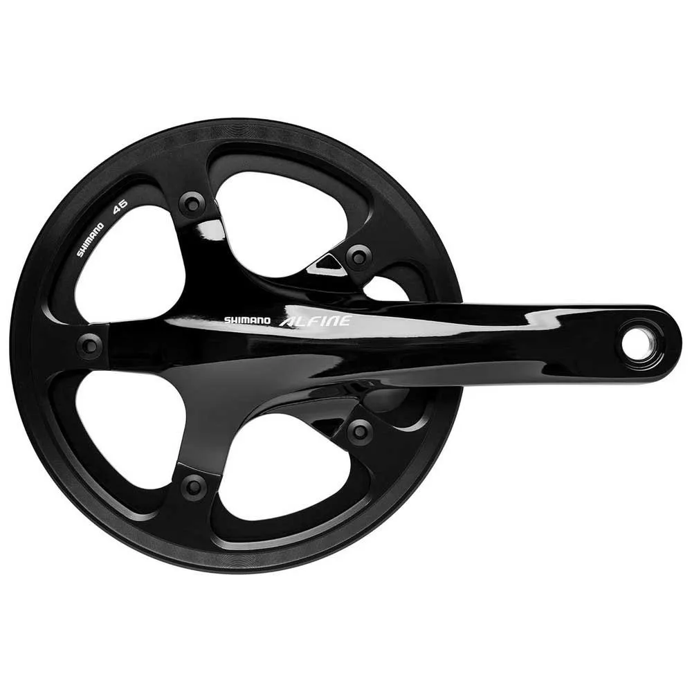 Shimano Alfine Kurbelgarnitur FC-S501 mit doppeltem Kettenschutzring Shimano Alfine Kurbelgarnitur FC-S501 mit doppeltem Kettenschutzring