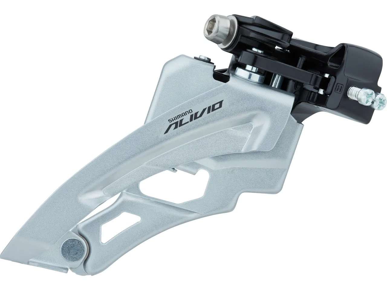 Shimano Alivio Umwerfer FD-M3100 3-/9-fach, Schwarz, Mid Clamp / Side-Swing / Front-Pull Shimano Alivio Umwerfer FD-M3100 3-/9-fach, Schwarz, Mid Clamp / Side-Swing / Front-Pull