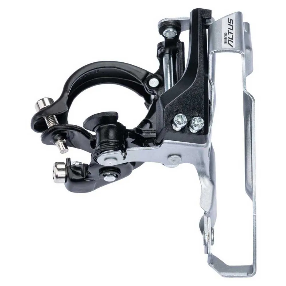 Shimano Altus Fd-m370 Umwerfer, Black / silver, 3/9s Shimano Altus Fd-m370 Umwerfer, Black / silver, 3/9s