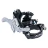 Shimano Altus Fd-m370 Umwerfer, Black / silver, 3/9s