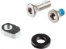 Shimano Befestigungsschrauben E-Type Halteblech für FD-M780-E / FD-M670-E, Grau, one_size