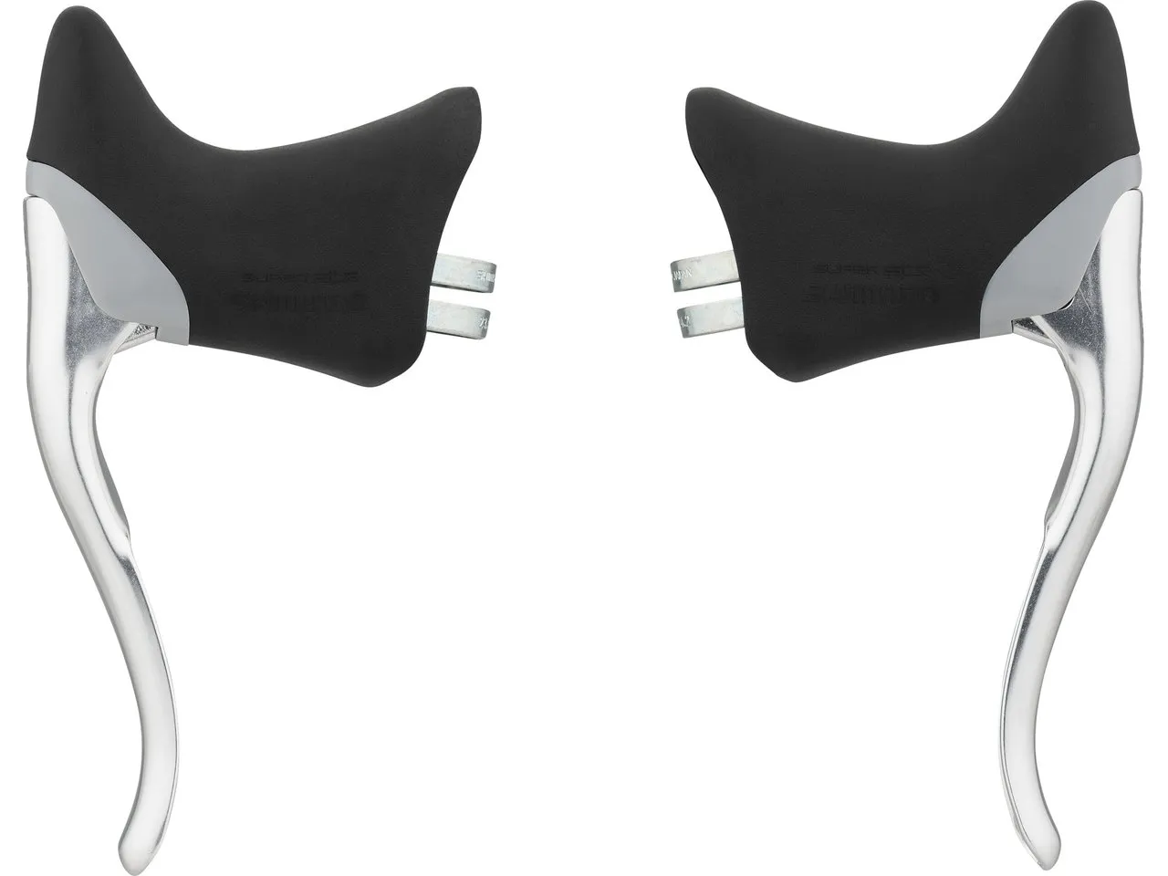Shimano BL-R400 Bremsgriffe, Schwarz-silber, Satz (VR + HR)
