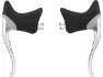 Shimano BL-R400 Bremsgriffe, Schwarz-silber, Satz (VR + HR)