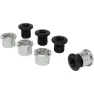 Shimano Bolzen zur Befestigung der Tischplatte (m8 x 8,5 / 1 Einheit = 4 Stück) und Muttern (1 Einheit = 4 Stück) FC-M6000 (x4) Unisex, silber, TU