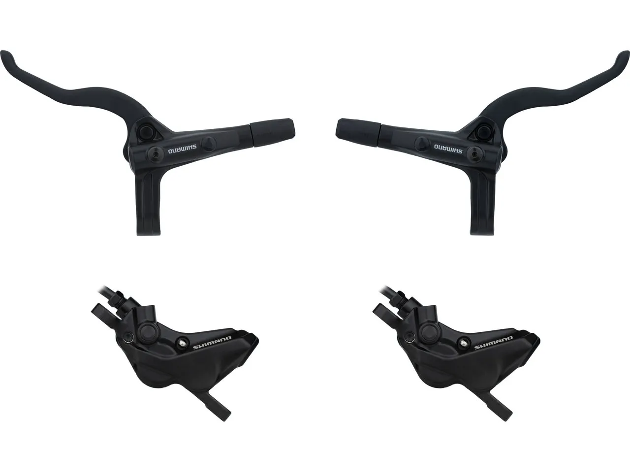 Shimano BR-MT420 + BL-MT401 v+h Set Scheibenbremse J-Kit, Schwarz, Satz (VR + HR) Shimano BR-MT420 + BL-MT401 v+h Set Scheibenbremse J-Kit, Schwarz, Satz (VR + HR)