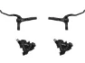 Shimano BR-UR300 + BL-MT200 v+h Set Scheibenbremse, Schwarz, Satz (VR + HR)