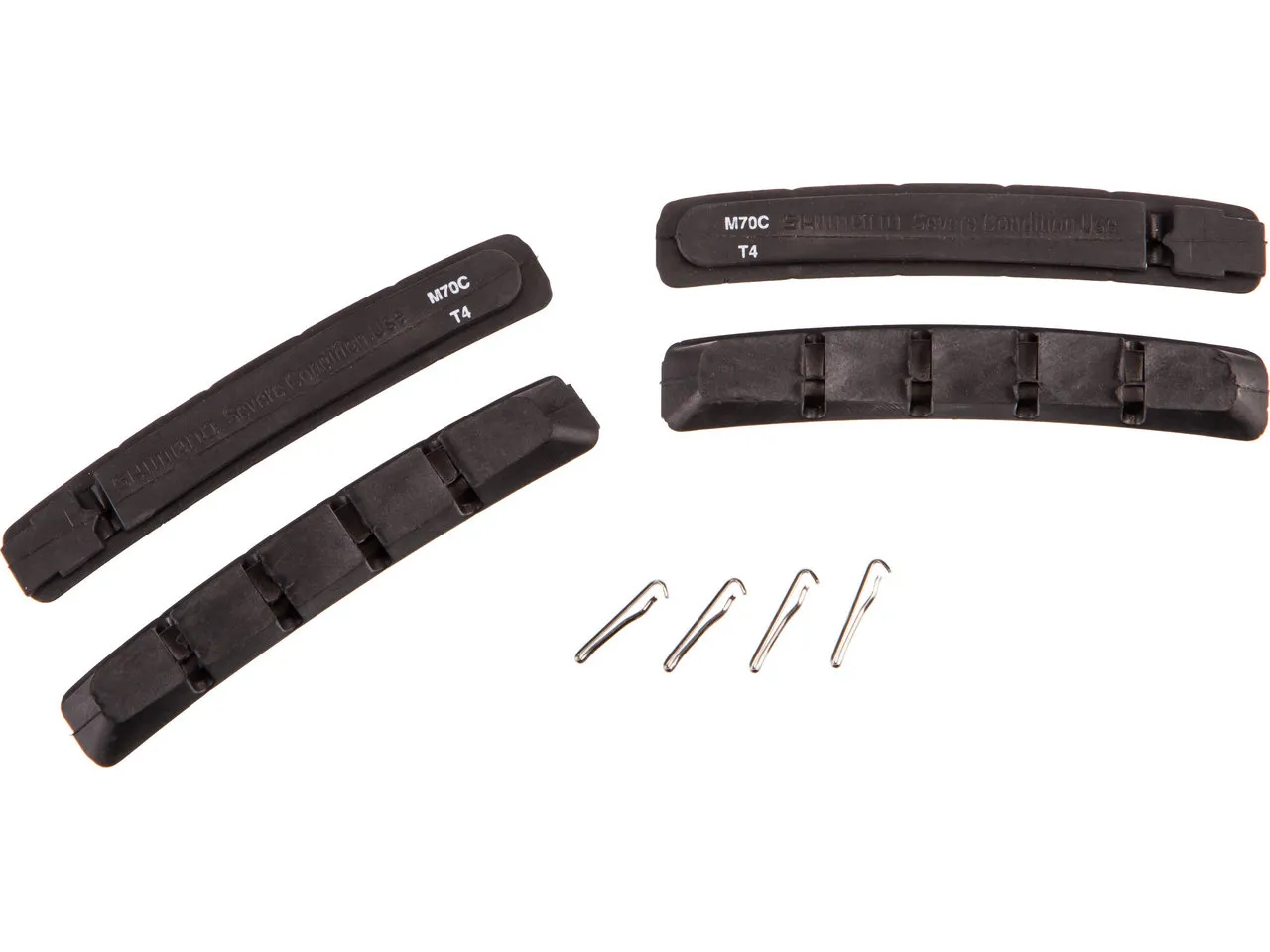Shimano Bremsgummis M70CT4 Extremeinsatz für XTR, XT, LX, Deore, DXR, Schwarz, one_size Shimano Bremsgummis M70CT4 Extremeinsatz für XTR, XT, LX, Deore, DXR, Schwarz, one_size