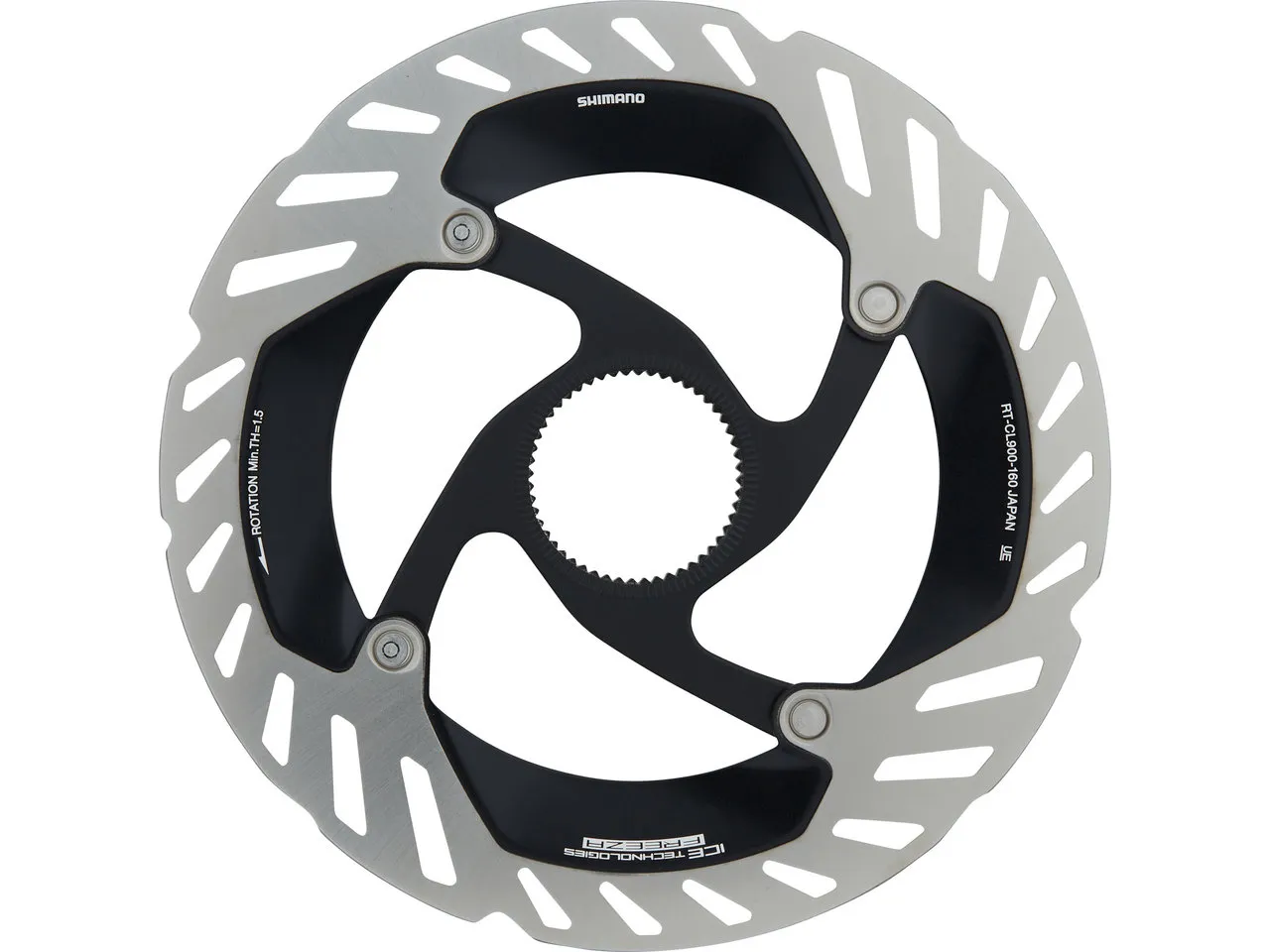Shimano Bremsscheibe RT-CL900 Center Lock Magnet + Innenverzahnung Shimano Bremsscheibe RT-CL900 Center Lock Magnet + Innenverzahnung