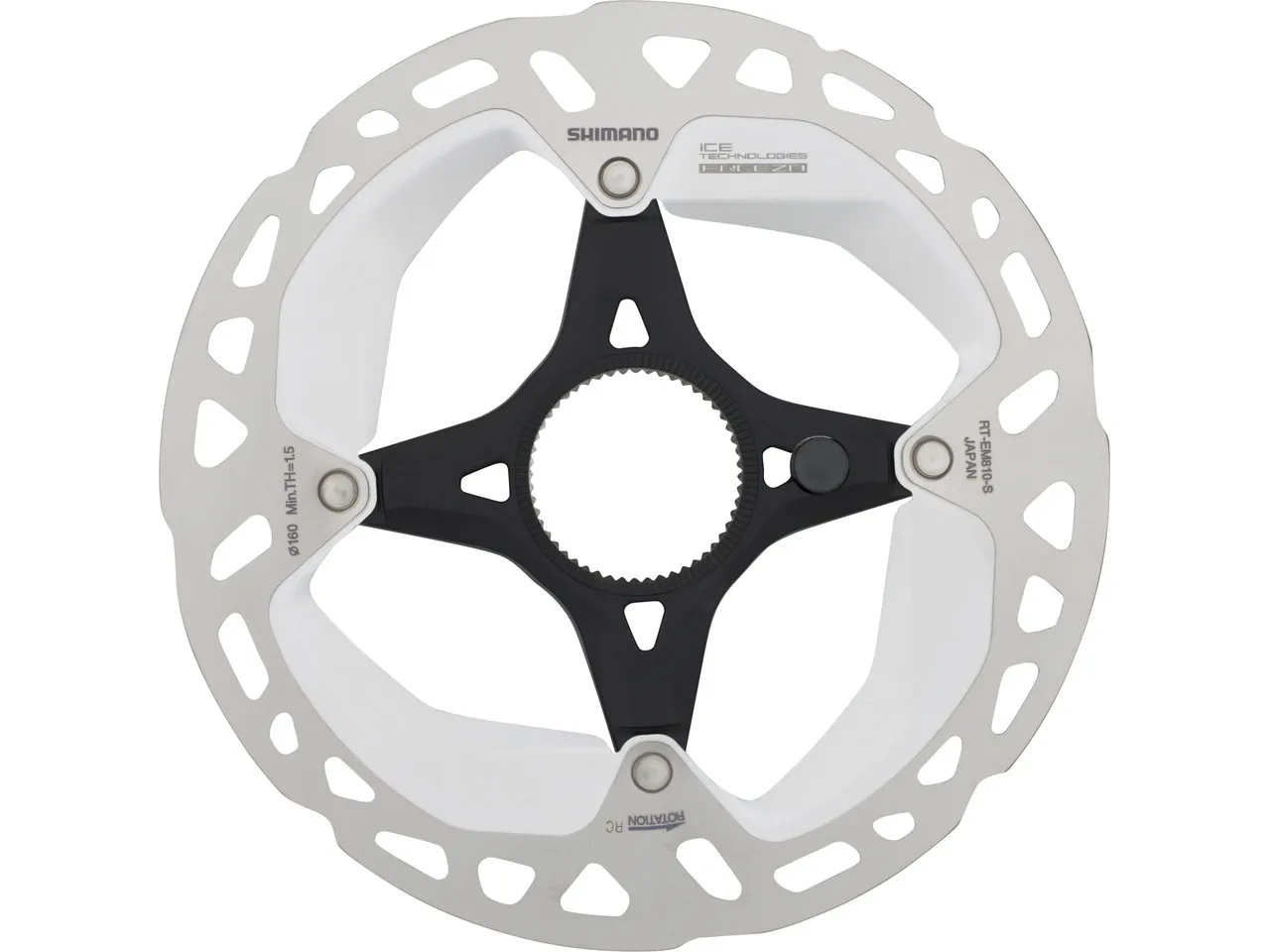 Shimano Bremsscheibe RT-EM810 Center Lock Innenverzahnung für STEPS