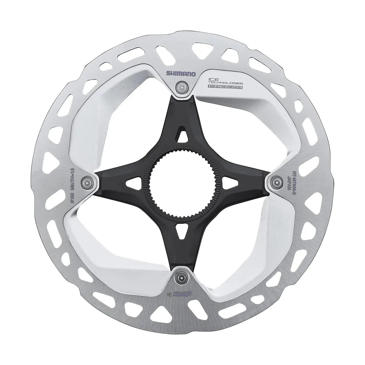 Shimano Bremsscheibe Ultegra/GRX/Deore XT RT MT800 IceTechFreeza, Center lock, 160mm Shimano Bremsscheibe Ultegra/GRX/Deore XT RT MT800 IceTechFreeza, Center lock, 160mm