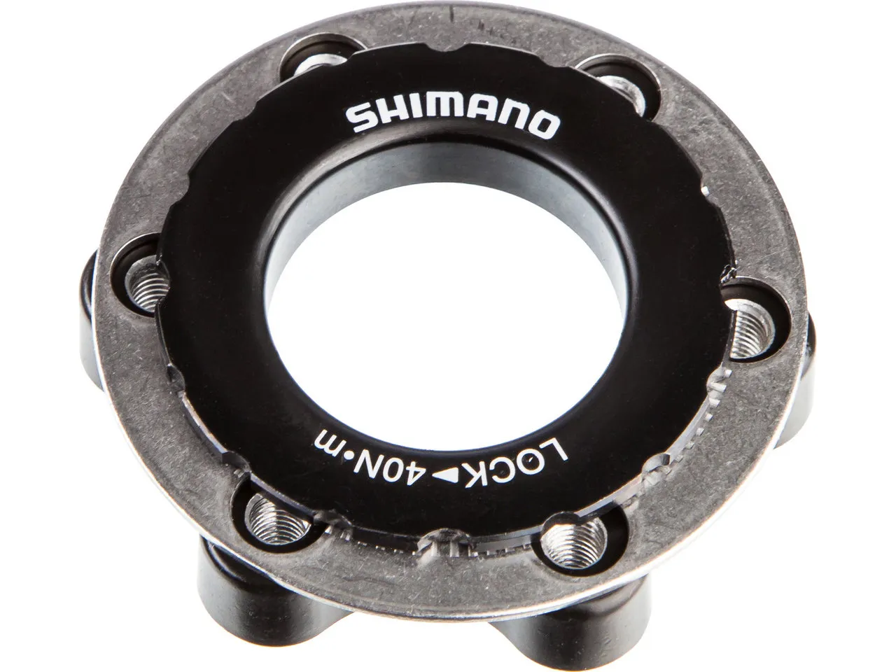 Shimano Bremsscheibenadapter SM-RTAD05 6-Loch auf Center Lock, Schwarz, one_size Shimano Bremsscheibenadapter SM-RTAD05 6-Loch auf Center Lock, Schwarz, one_size