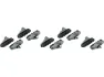 Shimano Bremsschuhe BR-6403 - 5 Paar, Schwarz, one_size