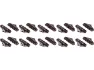 Shimano Bremsschuhe M50T für Tiagra, Sora - 10 Paar, Schwarz, one_size